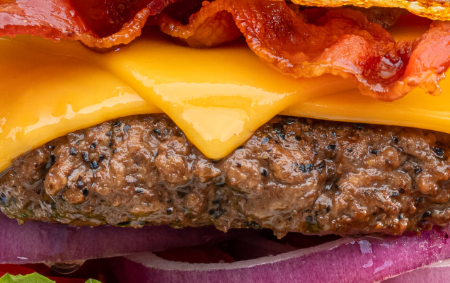 Happy Egg Grill Fried Egg Burger